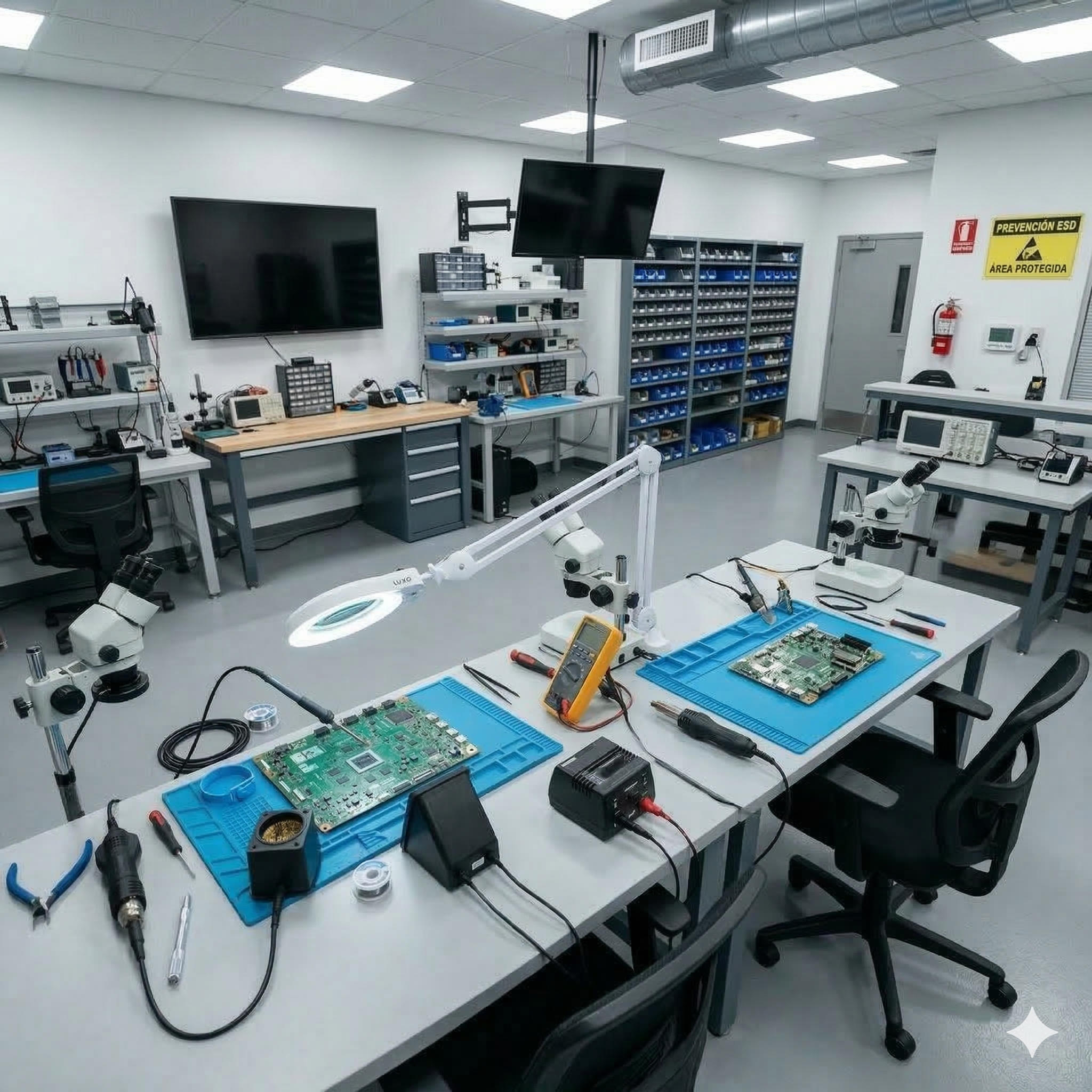 Interior local Electrónica REM